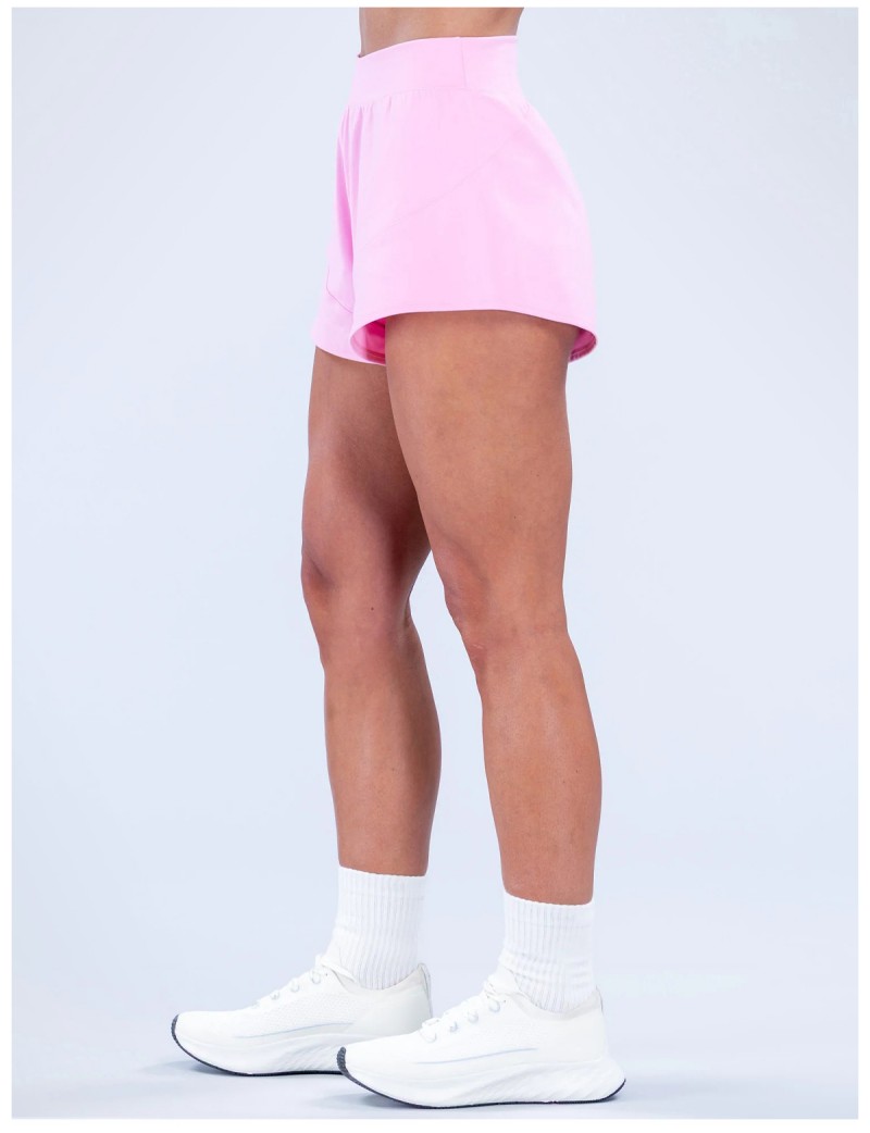Pantalones cortos de yoga sin bolsillo para mujer Pantalones cortos de yoga lisos para mujer FGBRXW3013