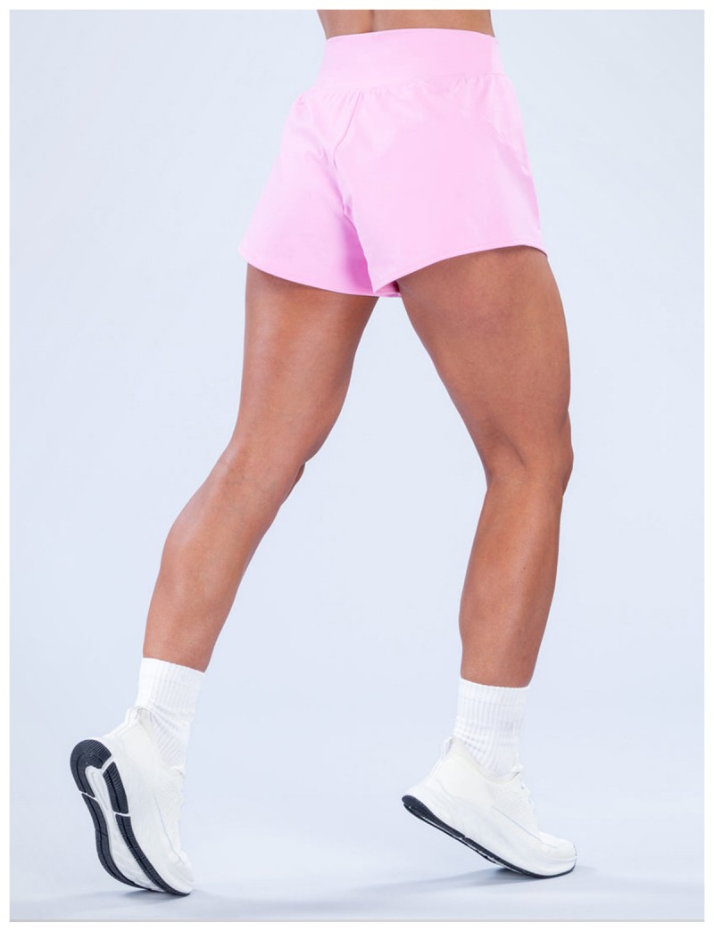 Pantalones cortos de yoga sin bolsillo para mujer Pantalones cortos de yoga lisos para mujer FGBRXW3013