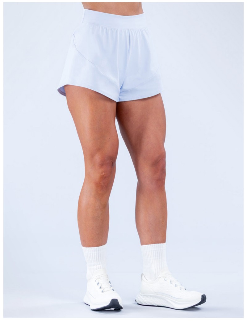 Pantalones cortos de yoga sin bolsillo para mujer Pantalones cortos de yoga lisos para mujer FGBRXW3013
