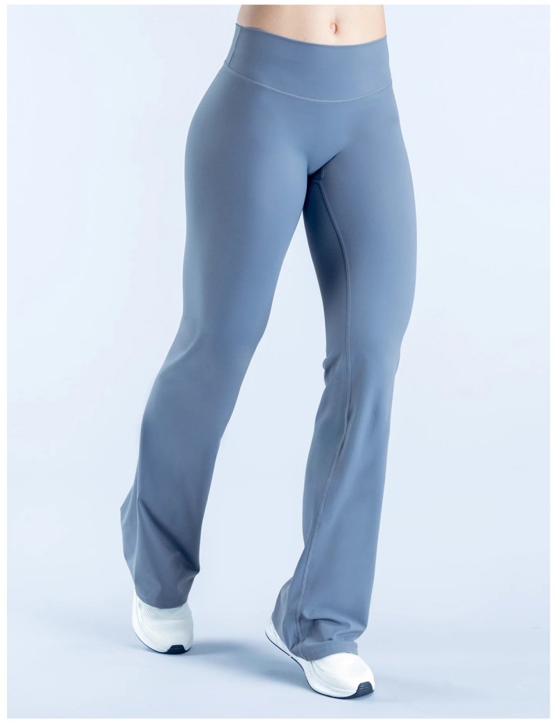 Pantalones de yoga con control de glúteos, leggings de corte bota, pierna ancha elástica, pantalones deportivos de yoga FGBRXW3013