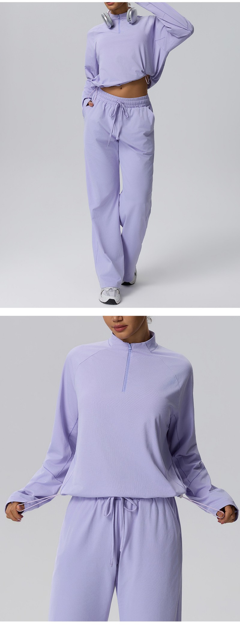 Conjunto de yoga de secado rápido de 2 piezas, ropa deportiva informal para correr al aire libre. Sin reseñas aún. FGB62533 62333