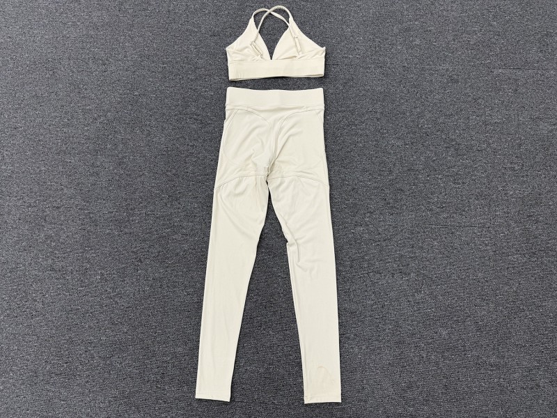Conjunto de ropa deportiva para yoga y fitness para mujer, 2 piezas, traje de yoga, gimnasio, fitness FGB1358 08101