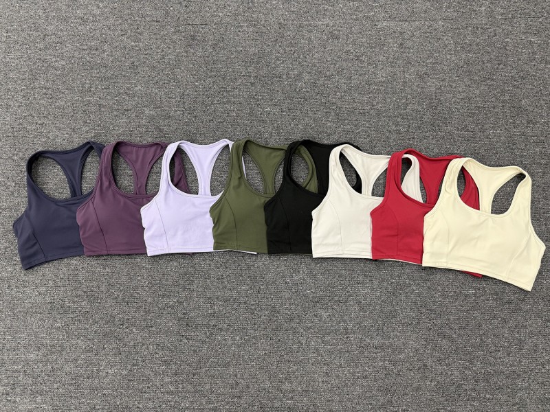 Conjunto de ropa de yoga para mujer de color liso y secado rápido: sujetador deportivo y shorts para deportes al aire libre FGB5293 2116