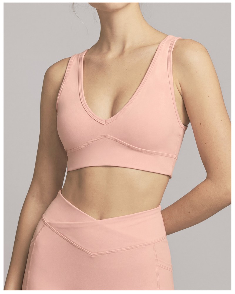 Conjunto de yoga de 2 piezas para mujer, color liso, transpirable, ligero y de secado rápido, de spandex/nylon FGBYP26005
