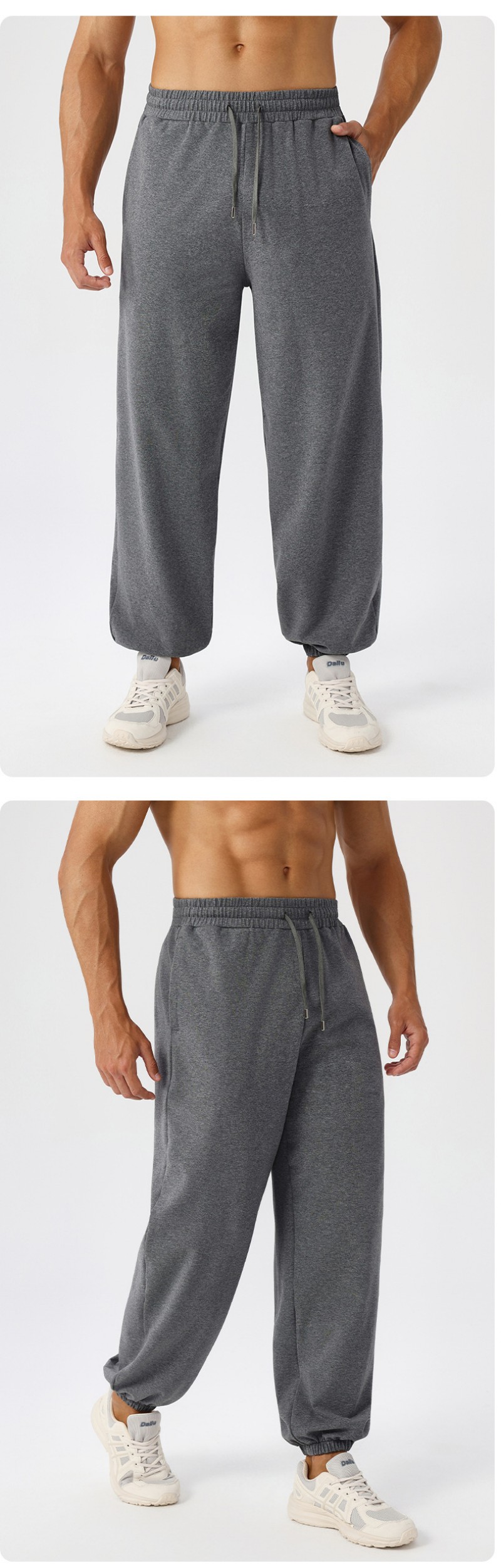 Pantalones cargo deportivos de entrenamiento con cintura elástica y estilo jogger para hombre, ligeros y cómodos (EFGBYEL-51349)