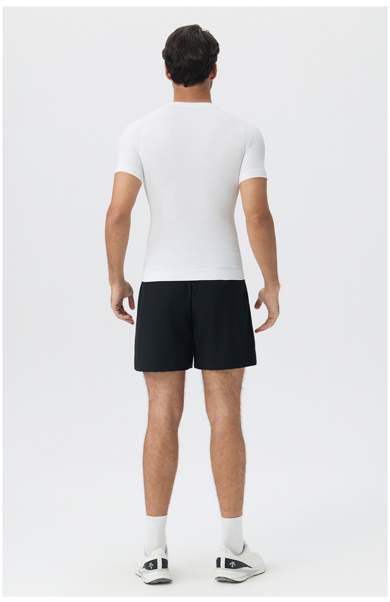 Camiseta deportiva de verano para hombre, de manga corta, holgada, para entrenamiento al aire libre, transpirable y de secado rápido EFGBYEL-L03