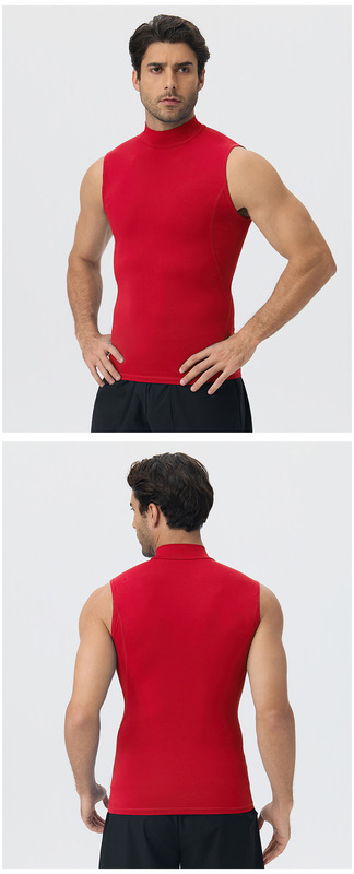 Chaleco transpirable para correr y fitness — Modelo masculino EFGBYEL-61105 — Secado rápido, ideal para entrenamiento de fuerza muscular.