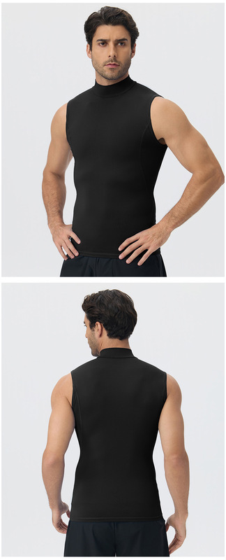 Chaleco transpirable para correr y fitness — Modelo masculino EFGBYEL-61105 — Secado rápido, ideal para entrenamiento de fuerza muscular.