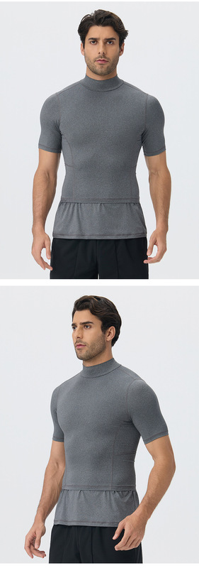 Camiseta deportiva de manga corta para hombre, transpirable y de secado rápido (modelo EFGBYEL-61205)