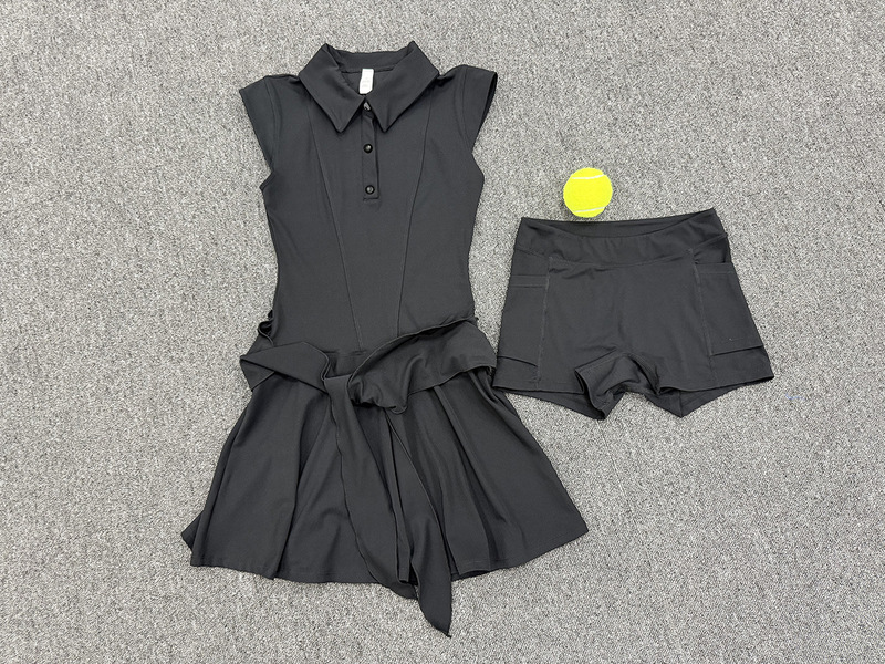 Falda deportiva para mujer (running, tenis, entrenamiento) con shorts integrados FGBQS2803