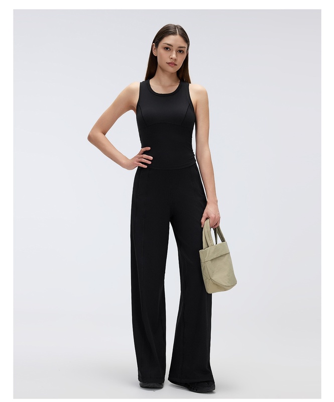 Pantalones deportivos casuales de yoga para mujer, transpirables (FGBD26103)