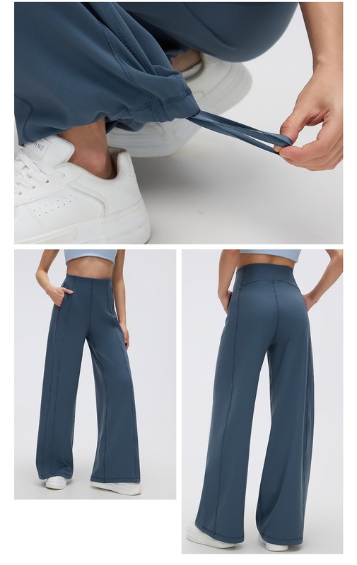 Pantalones deportivos casuales de yoga para mujer, transpirables (FGBD26103)