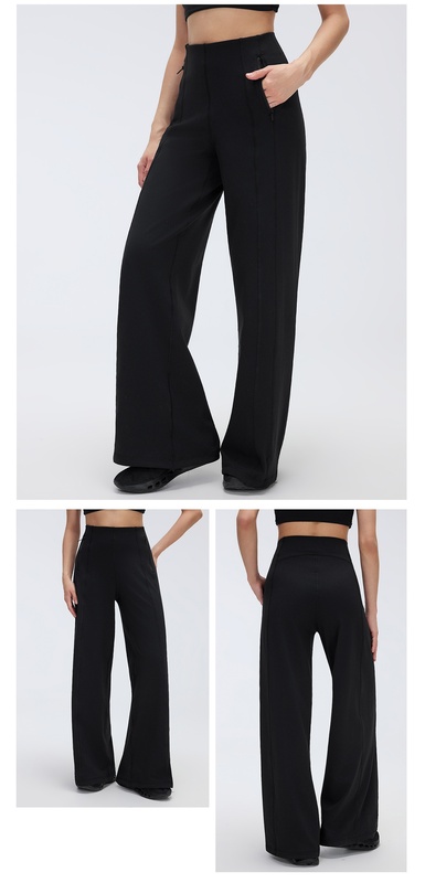 Pantalones deportivos casuales de yoga para mujer, transpirables (FGBD26103)