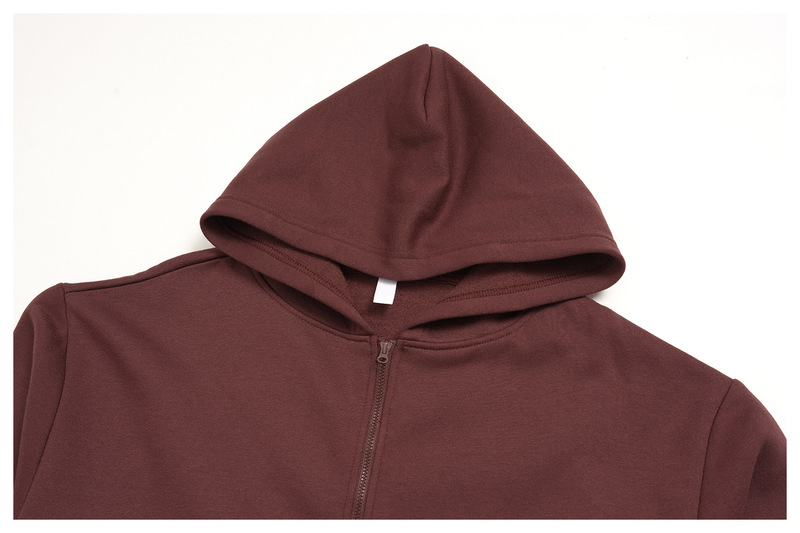 Conjunto de 4 piezas para mujer: sudadera con capucha y logo personalizado (corte holgado) para yoga, gimnasio, correr y entrenamiento (FGBTZ5555)