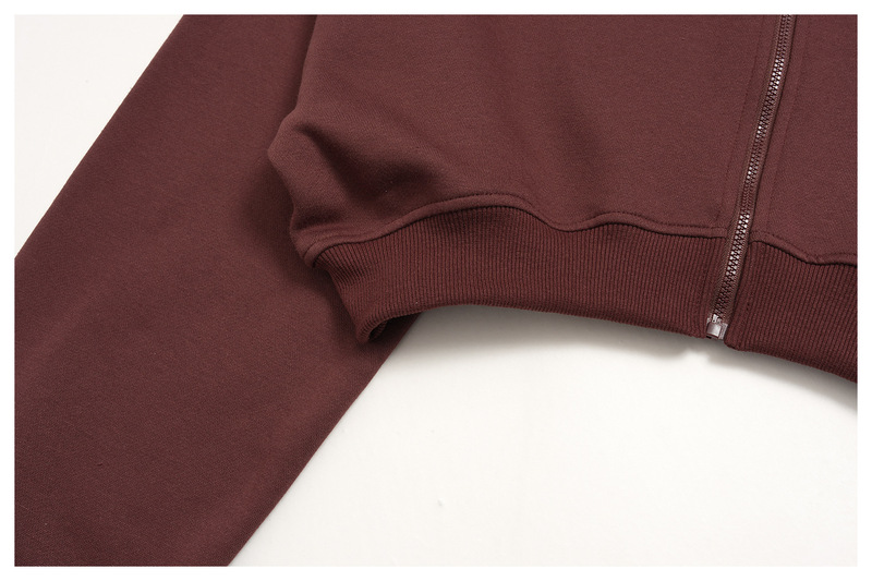 Conjunto de 4 piezas para mujer: sudadera con capucha y logo personalizado (corte holgado) para yoga, gimnasio, correr y entrenamiento (FGBTZ5555)