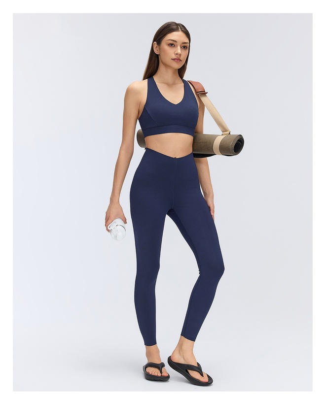Sujetador deportivo de yoga para mujer: transpirable, con soporte, ligero, de elastano y con relleno (modelo FGBD26074)