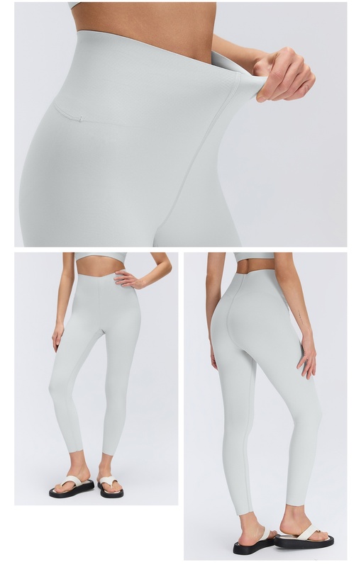 Mallas de Yoga de cintura alta para mujer, Control de barriga sólido, ligero, transpirable, de secado rápido, deporte, gimnasio FGBD26065