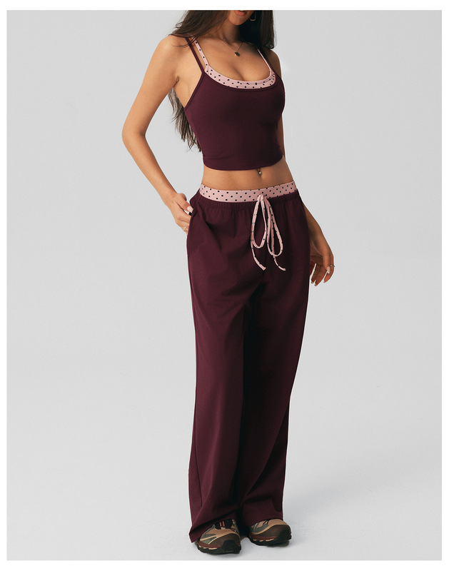 Conjunto de yoga para mujer de cintura alta (modelo FGBSM2616)