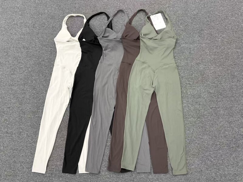 Mono deportivo de una pieza para mujer: ideal para yoga, entrenamiento, fitness, ballet, danza, running y gimnasio (Modelo FGBQS4518)