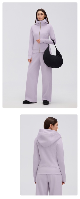 Women's 2 Piece Autumn Tracksuit Set Jacket Wide Leg Pants Loose Casual Yoga Workout Athleisure FGBD26115 D26116