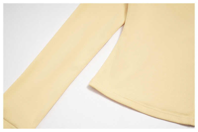 Conjunto de yoga de 2 piezas para mujer: chaqueta con cuello alzado y cremallera, y pantalones de pierna ancha; conjunto informal para hacer ejercicio (FGBTZ9626)