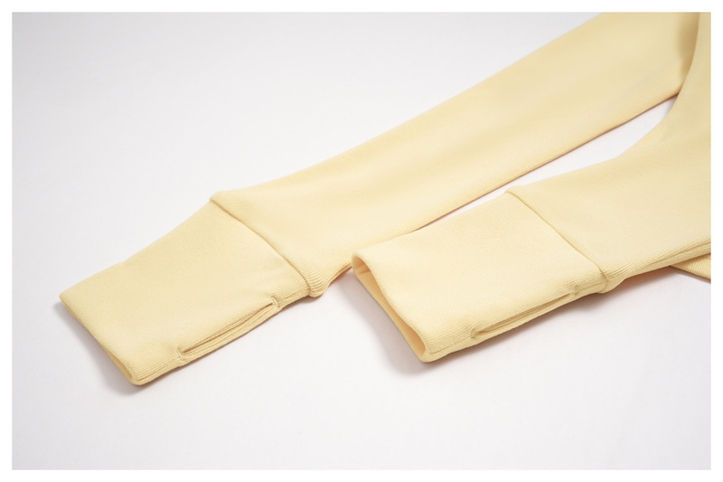 Conjunto de yoga de 2 piezas para mujer: chaqueta con cuello alzado y cremallera, y pantalones de pierna ancha; conjunto informal para hacer ejercicio (FGBTZ9626)