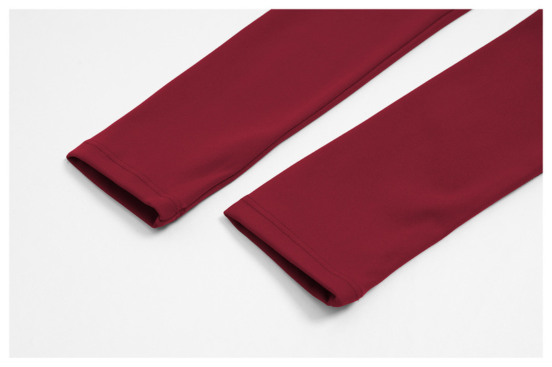 Top de yoga para mujer, de manga larga, ajustado, de nailon y elastano, diseño sencillo y liso con detalle plisado FGBFCX5529