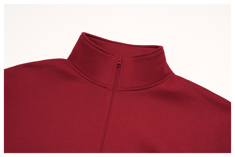 Conjunto deportivo de dos piezas para mujer: chaqueta con cremallera y cuello alzado, y pantalones; ideal para yoga y running (FGBTZ3615)