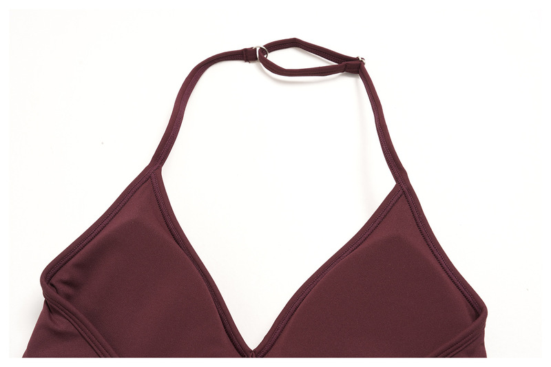 Conjunto de yoga para mujer, de tejido suave y cepillado; conjunto ajustado para correr, ropa de fitness, indumentaria para gimnasio (venta al por mayor) - FGBTZ5555