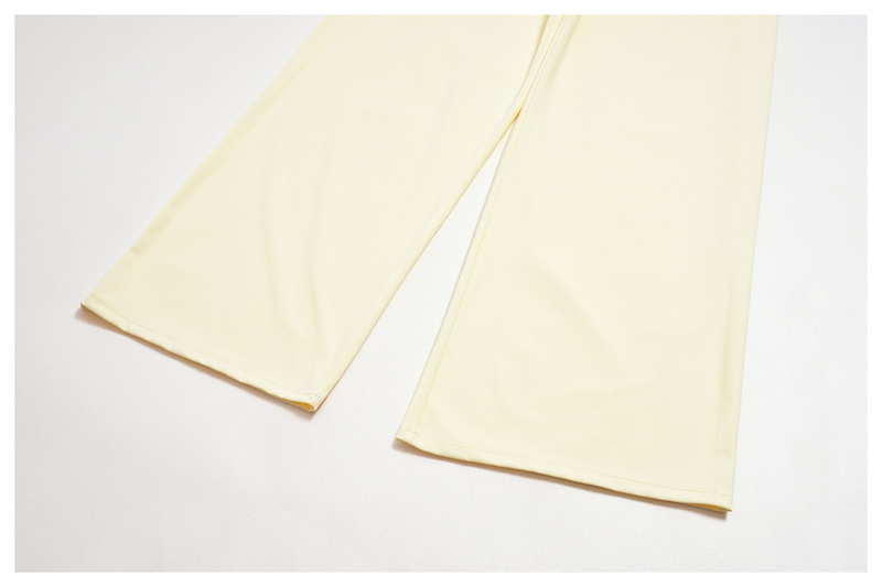 Conjunto de yoga para mujer, conjunto deportivo de 2 piezas para gimnasio y fitness, de color liso, transpirable, elástico y ligero (FGBTZ5555)