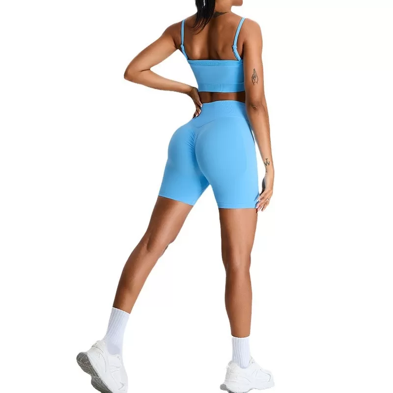 Conjunto de yoga de 2 piezas para mujer: sujetador, top y pantalón FGBMS1104