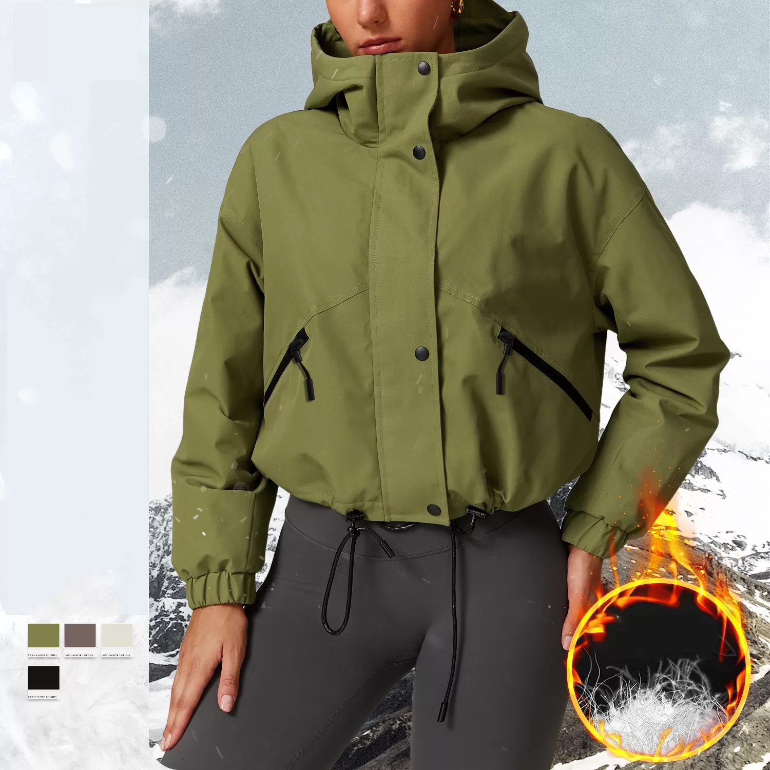 Chaqueta superior para mujer FGBDWT9038