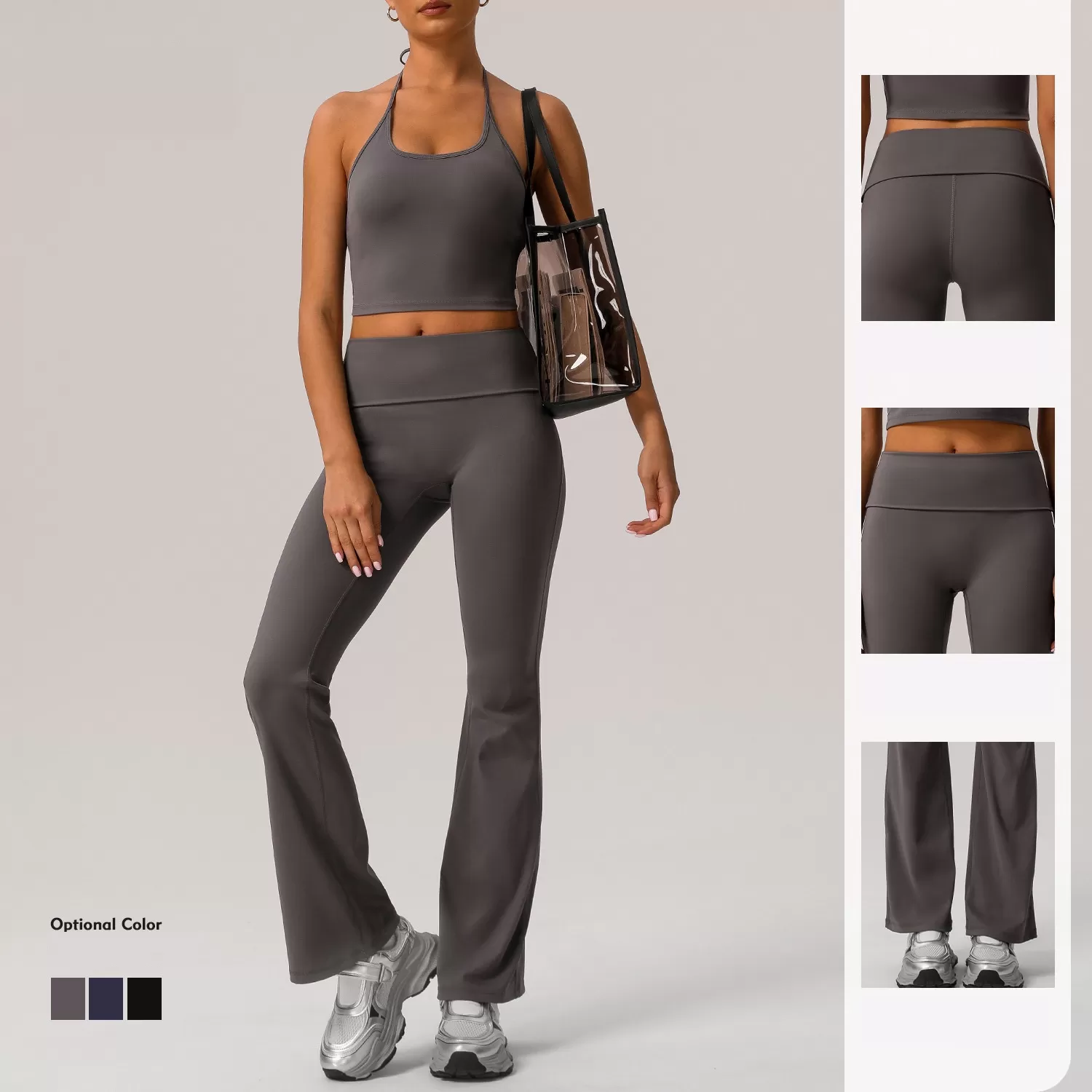 Conjunto de yoga de 2 piezas para mujer: sujetador y pantalón FGBsmTK003