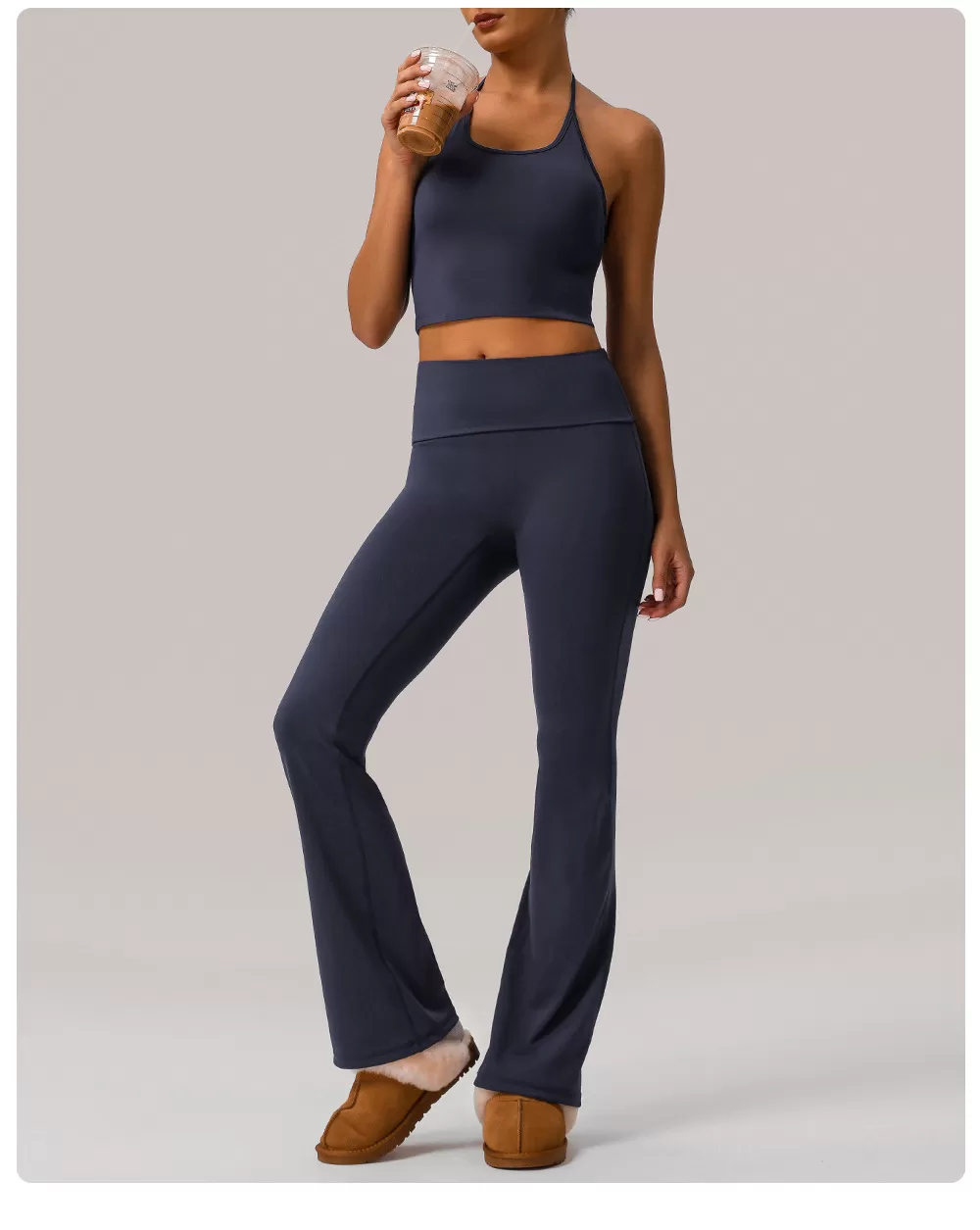 Conjunto de yoga de 2 piezas para mujer: sujetador y pantalón FGBsmTK003