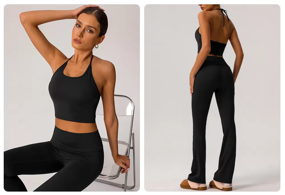 Conjunto de yoga de 2 piezas para mujer: sujetador y pantalón FGBsmTK003