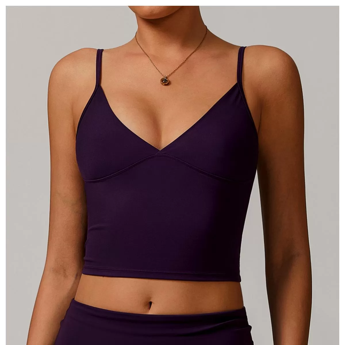 Camiseta sin mangas para correr con tirantes finos para mujer FGBDBX8998