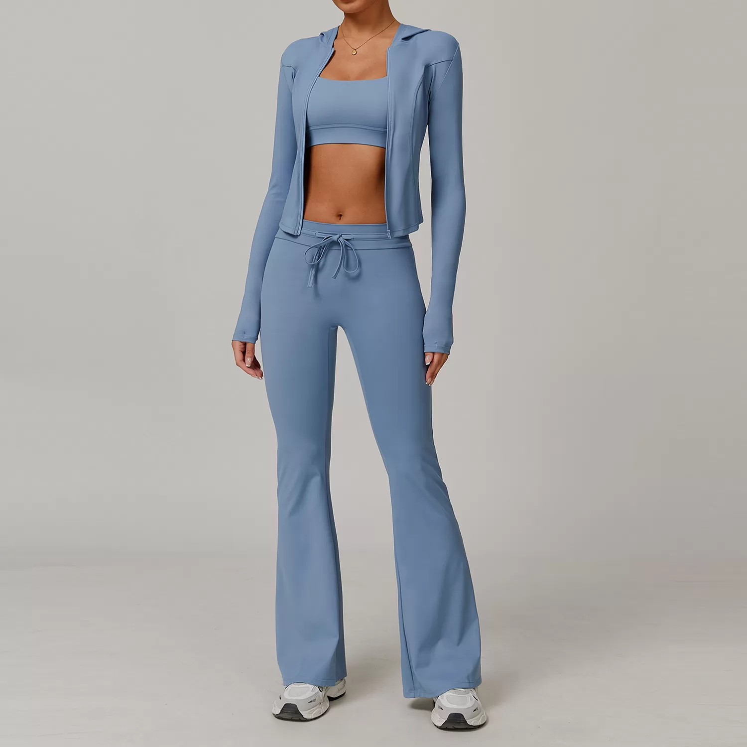 Conjunto de yoga de 5 piezas de secado rápido para gimnasio y fitness FGBTZ3012