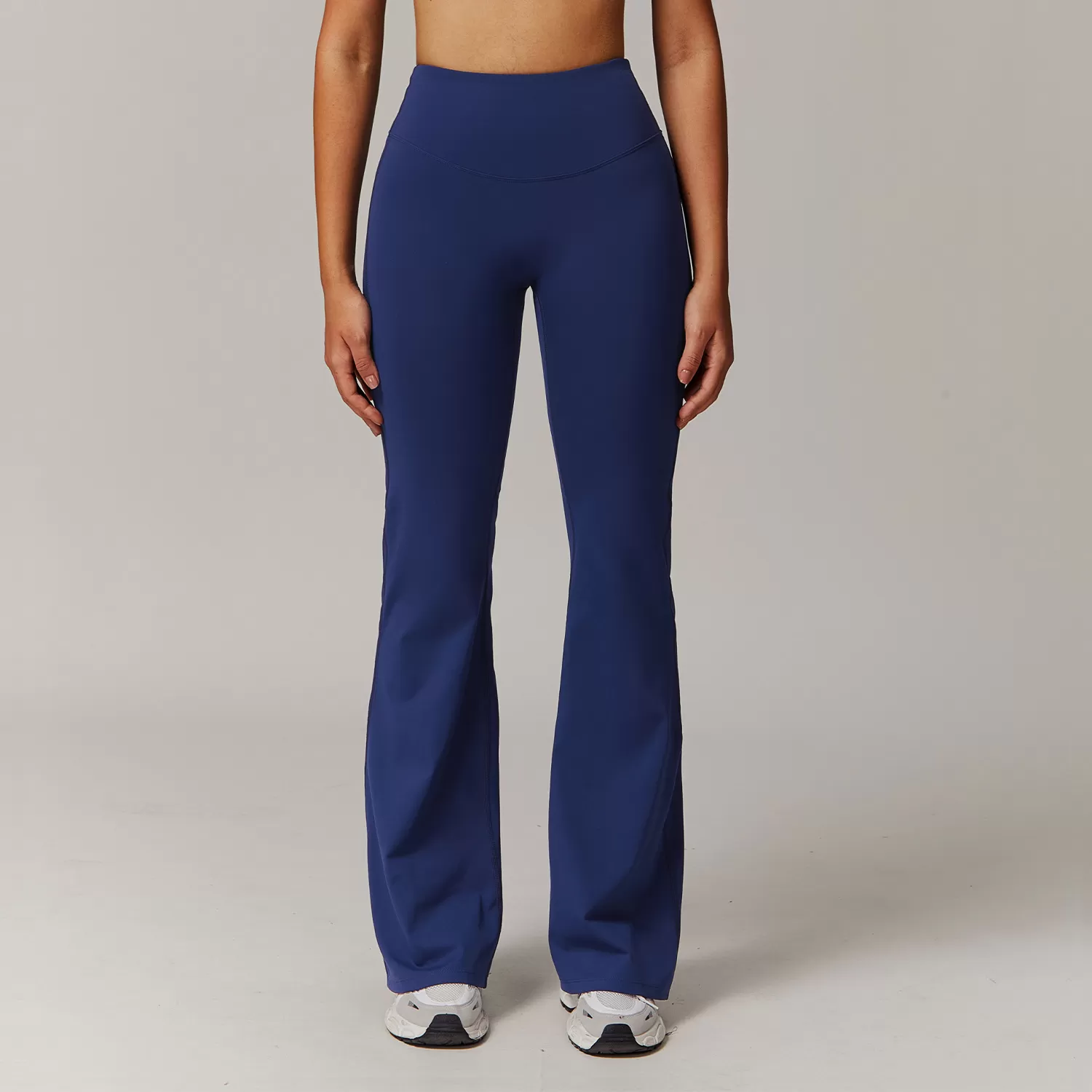 Pantalones deportivos acampanados elásticos para mujer, para yoga, FGBDCK9172