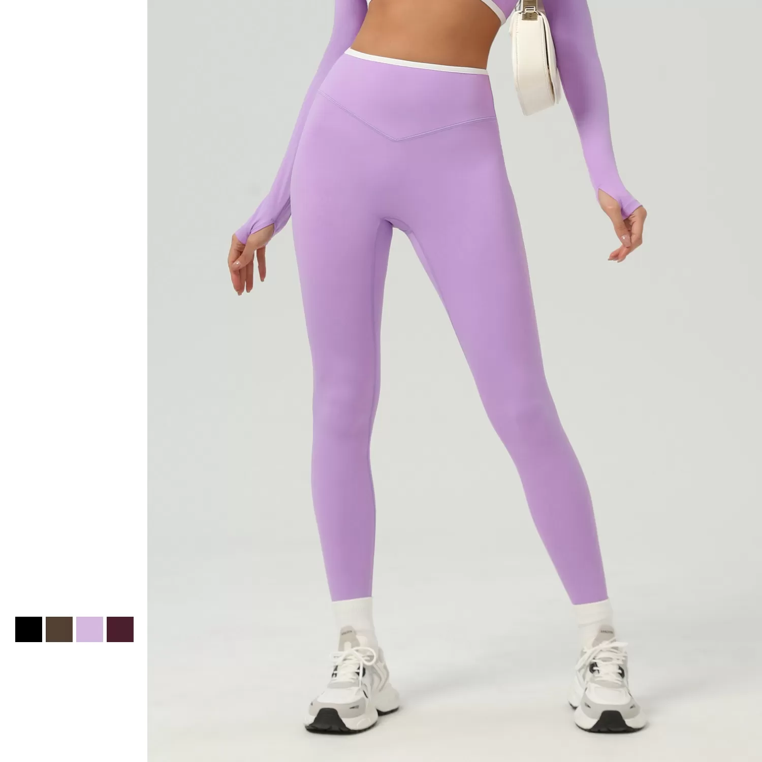 Mallas deportivas para mujer, entrenamiento físico, yoga, FGBSM2511