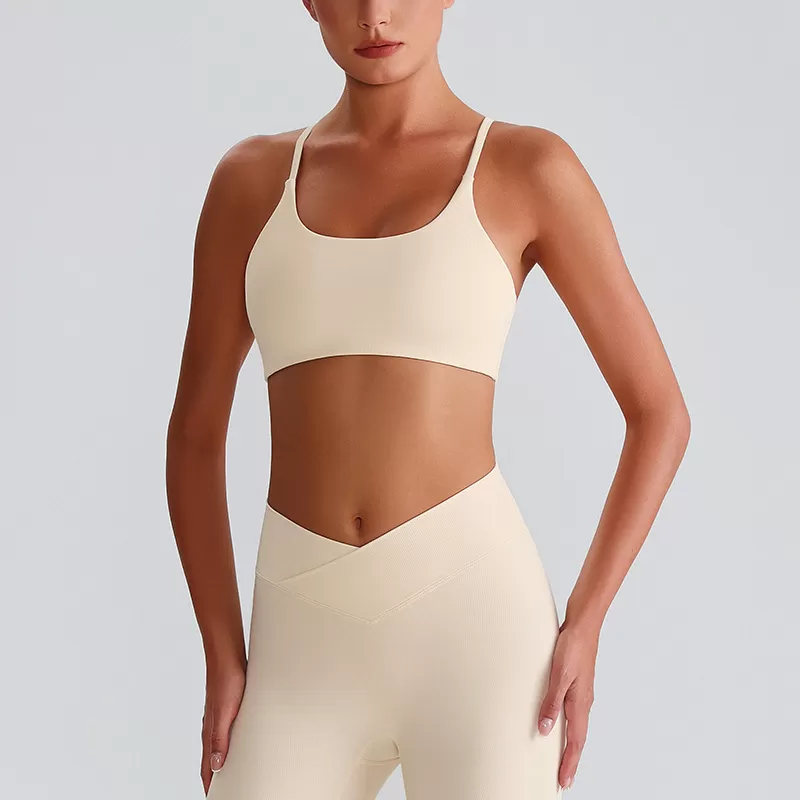 Sujetador deportivo de yoga de sujeción media-alta para mujer FGB6005