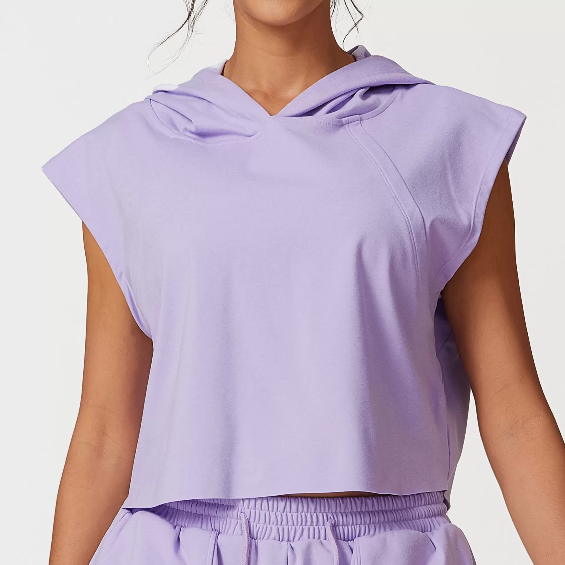 Conjunto de 4 piezas de yoga para mujer, de manga corta y pantalones cortos, FGBPT2398