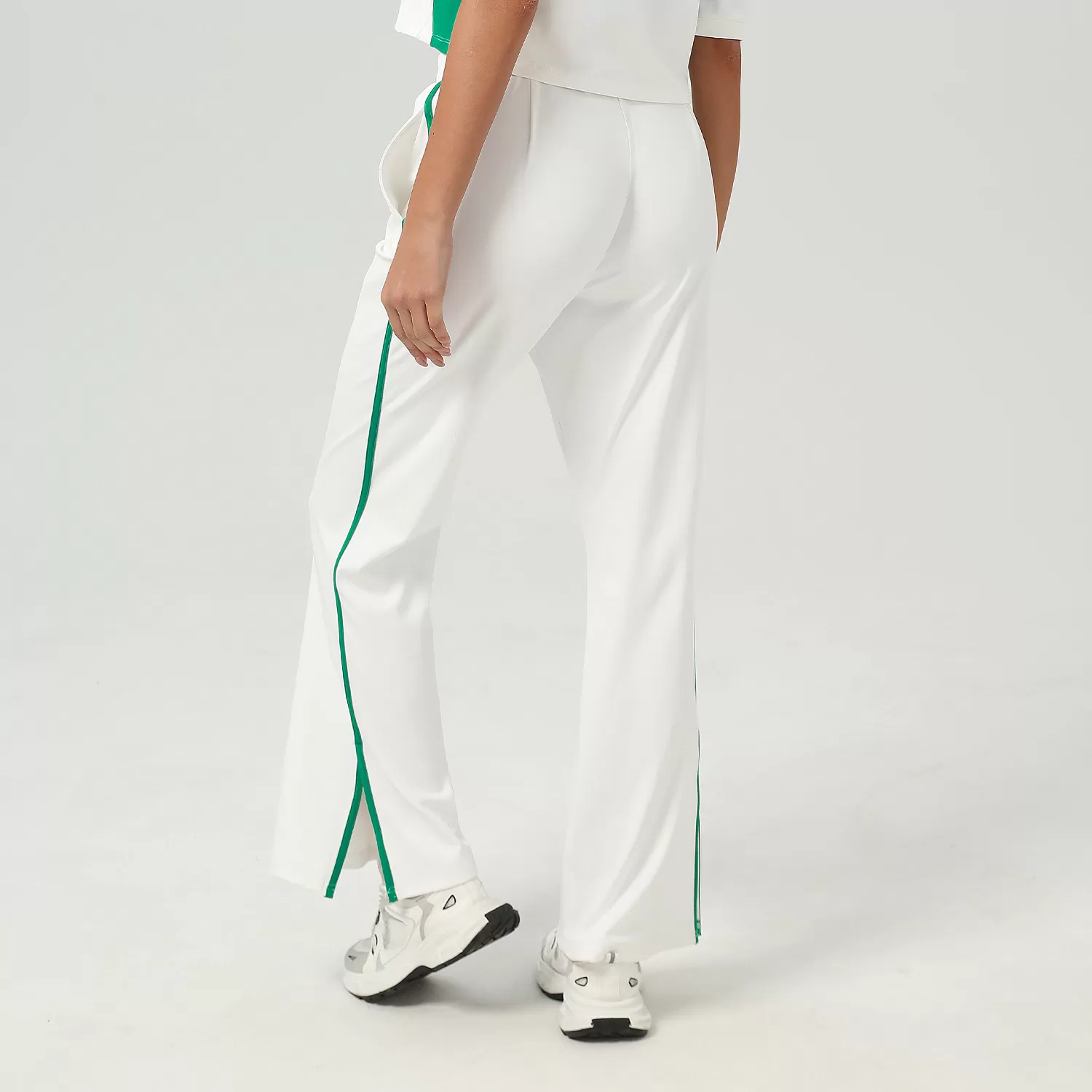 Pantalones deportivos casuales acampanados para mujer FGBSM2515