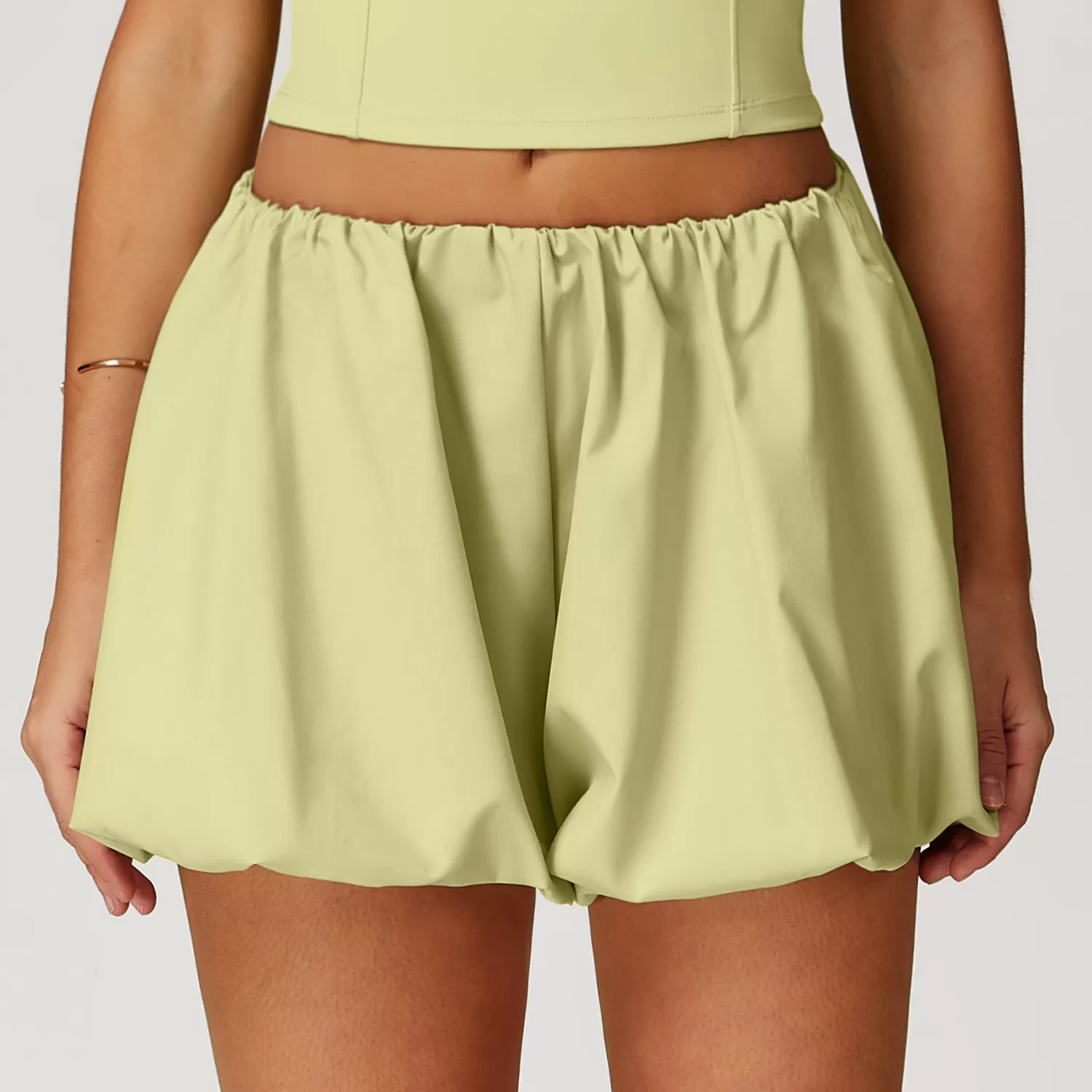 Pantalones cortos de yoga de tenis estilo ciclista de doble capa para mujer FGBEDK2000
