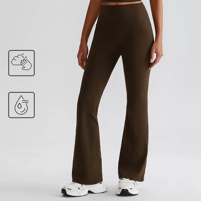 Pantalones acampanados de yoga para fitness y atletismo de alta calidad FGB8006