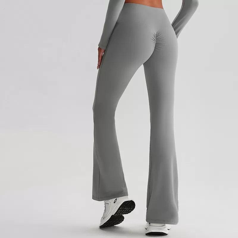 Leggings de yoga de pierna ancha y realce de glúteos para mujer FGB8008