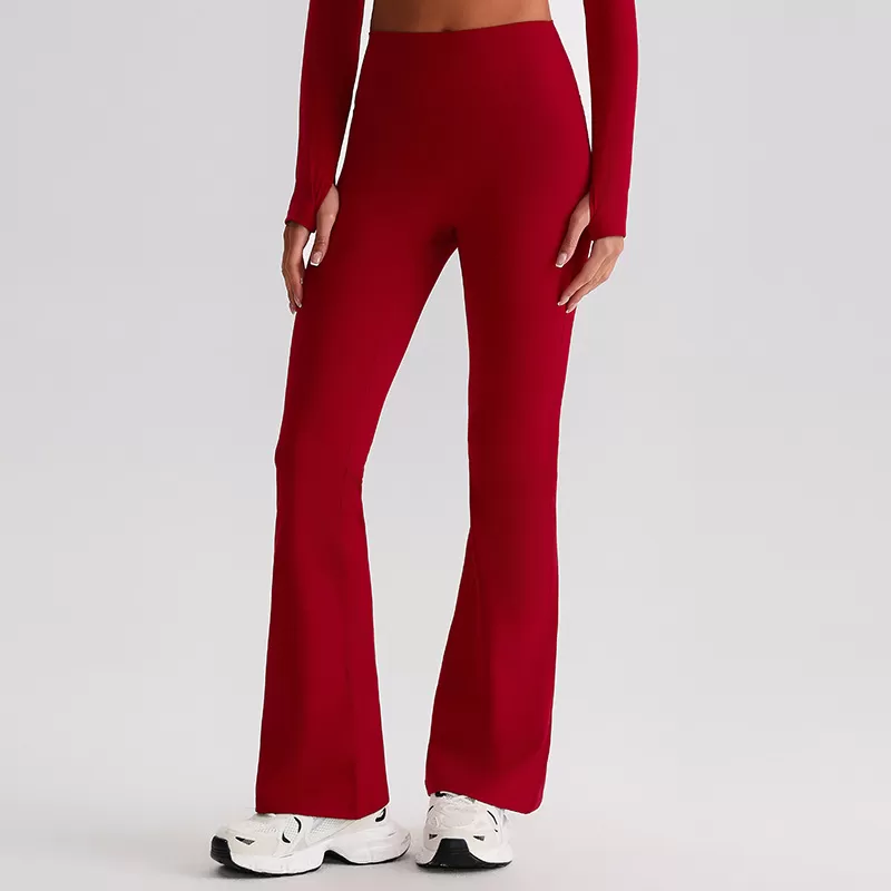 Leggings de yoga de pierna ancha y realce de glúteos para mujer FGB8008