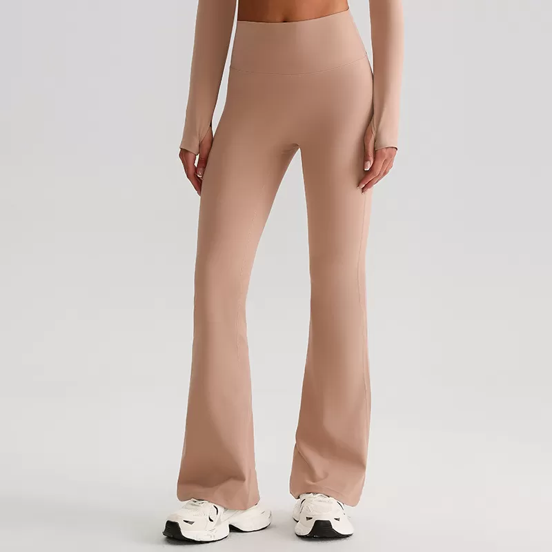 Leggings de yoga de pierna ancha y realce de glúteos para mujer FGB8008