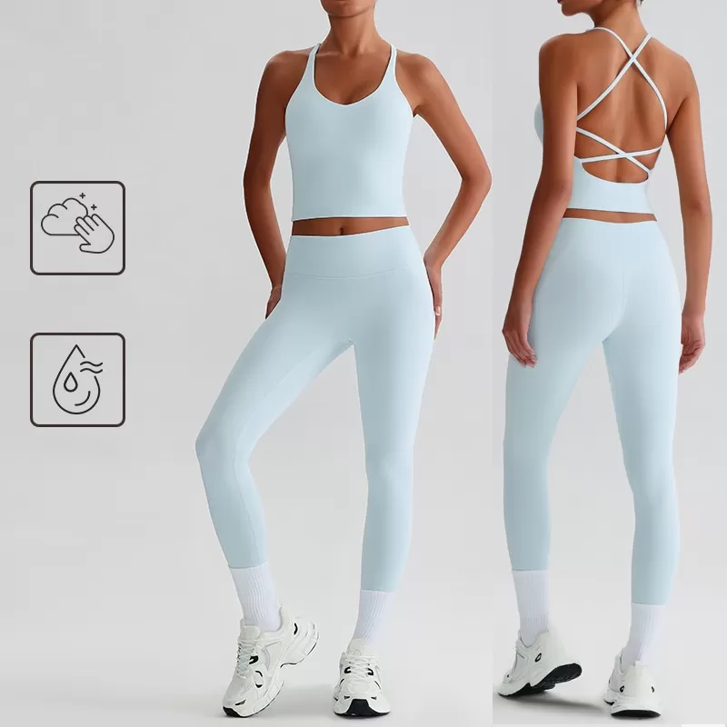 Conjuntos de yoga de 2 piezas para mujer, ropa deportiva, FGBTZ0128