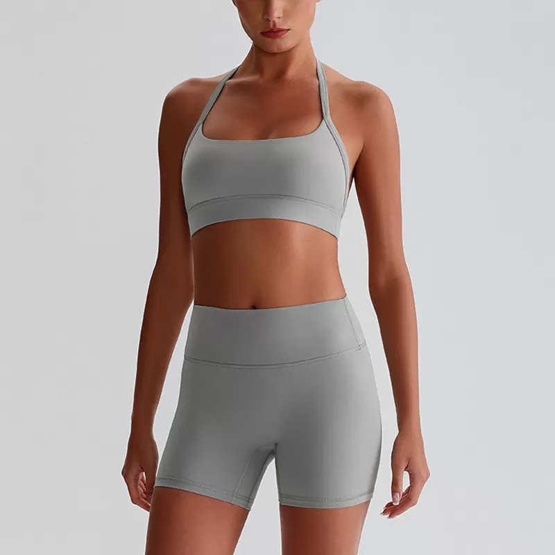 Nuevo conjunto de yoga deportivo de corte ajustado, suave y elástico en cuatro direcciones, FGBTZ0320