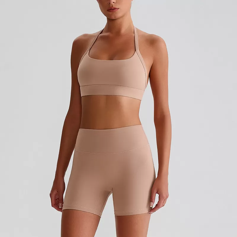 Nuevo conjunto de yoga deportivo de corte ajustado, suave y elástico en cuatro direcciones, FGBTZ0320